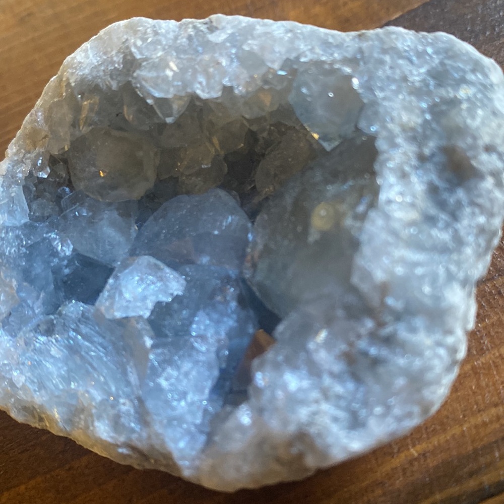 Celestite: Gorgeous Sky Blue Raw Natural Stone.